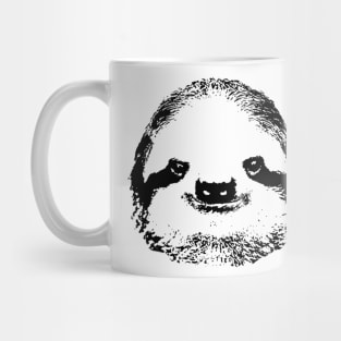 Black and White Sloth Mug